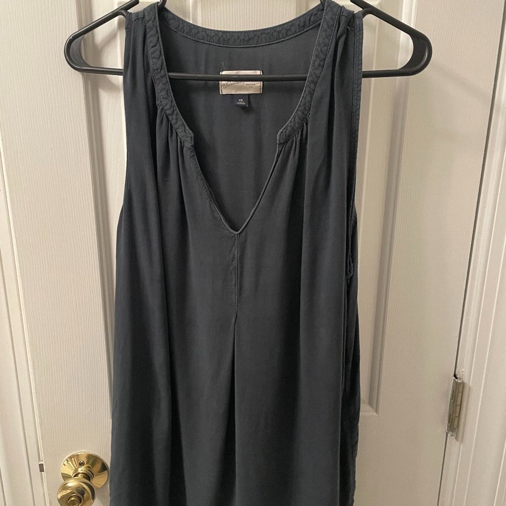 Merona | Dark Gray V-Neck Sleeveless Top | Women's XL